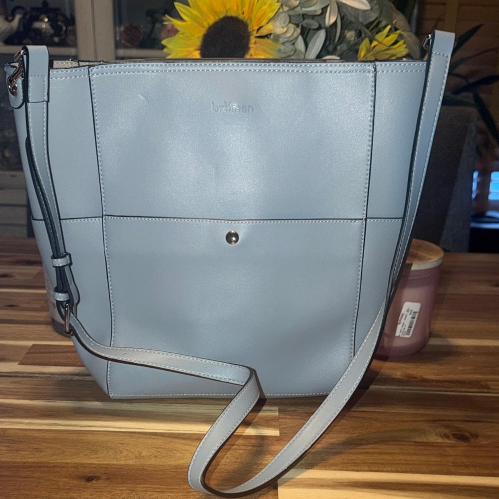 BromenLight Blue Shoulder Bag